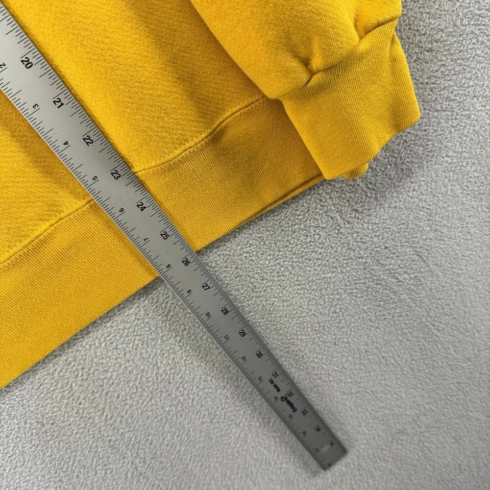Vintage Minnesota Vikings Sweatshirt Men's Large Yellow Graphic Crewneck 90s